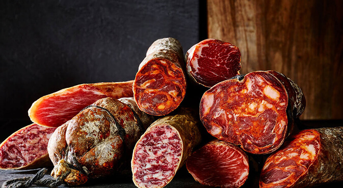 Embutidos ibéricos artesanales de Extremadura: chorizo, salchichón y lomo